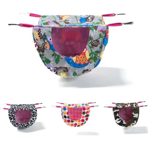 Bird Hammock Hamster Parrot Hanging House Bed Toy Birds Nest Parrot Cave Tent