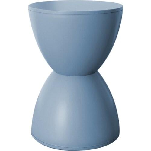 Creative modern minimalist shoe replacement bench footstool round stool stylish thickened plastic small stool waiting stool