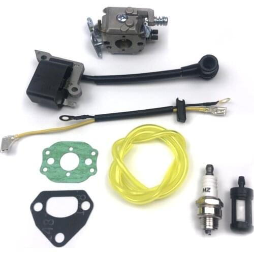 Hot Carburetor Gasket Ignition Coil for HUSQVARNA 136 137 141 142 36 41 Chain Saw Parts Zama Walbro Power Tool Repair Kit