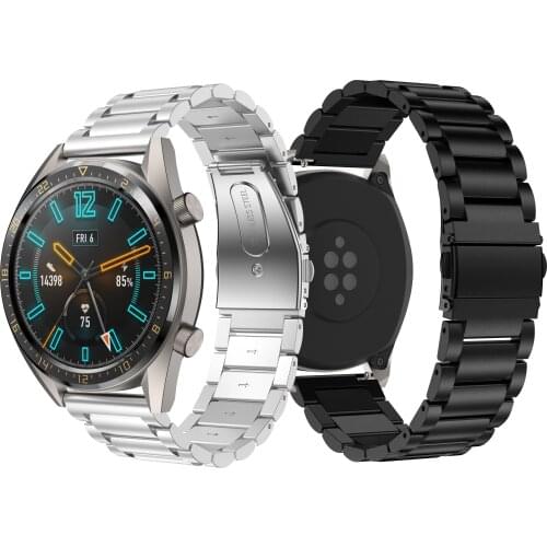 Metal Wrist Strap For Huawei Watch GT2 2 46MM 42MM Smart Watch Band Stainless Steel Replacement Bracelet Luxury For Watch GT bip