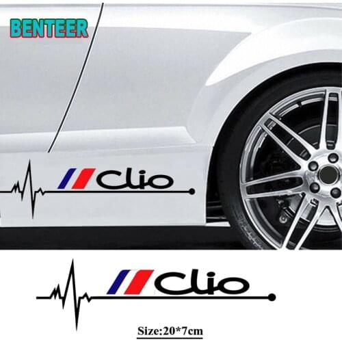 Car body sticker for Renault Clio ZOE duster Megane TWINGO Logan KADJAR Car tyling
