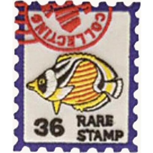 Stamp Embroidery Patches Made by Twill with Flat Border and Iron On Backing Accept Custom and 50pcs free shipping