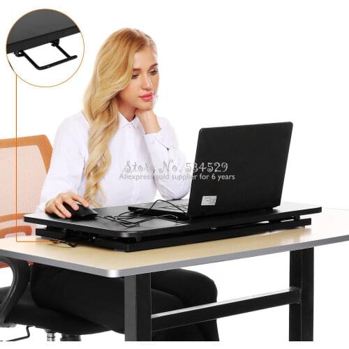 30%B Stand-up computer lift table foldable computer desk stand lift table work station stand with standing desk