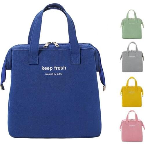Portable Lunch Bag New Thermal Insulated Lunch Box Tote Cooler Bag Bento Pouch Lunch Container School Food Storage Bags for Home
