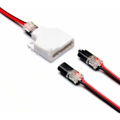 LED Wire Connector Splitter Box 22-20AWG Led Strip Wire Connectors Cable Junction Box Quick LED Solder-free Adapter