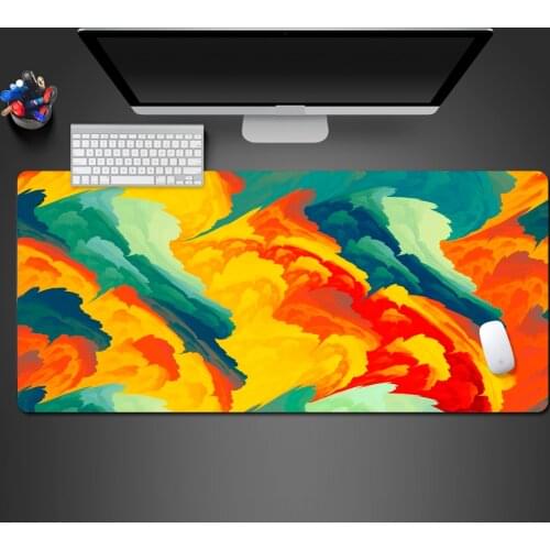 Modern Color Advanced Mouse Pad High Quality Customizable Natural Rubber Non-Slip Washable Mats Unique Laptop Keyboard Mause Pad