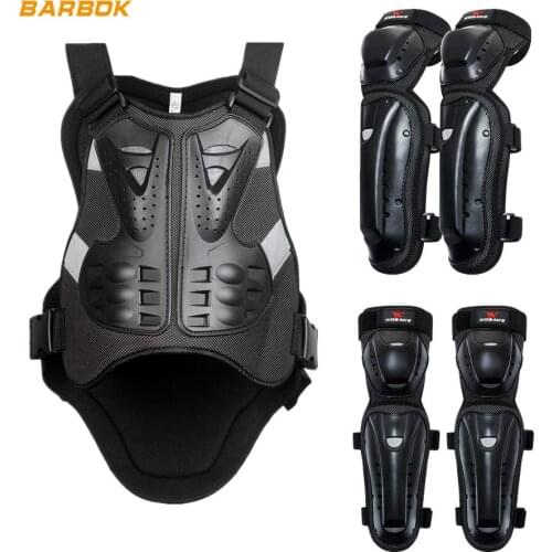 WOSAWE Adult Motocross Armor Gilet Chest Spine Back Elbow Knee Protection Snowboard Off-Road Motorcycle Armor Protective Gear