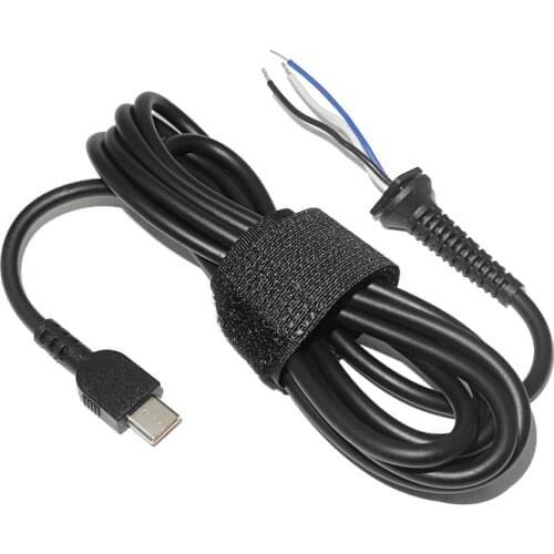 1.8m USB Type C Laptop Notebook Power Supply Cable Dc Jack Tip Plug Connector Cord for Lenovo Thinkpad X280 X380 X390 L390 E490