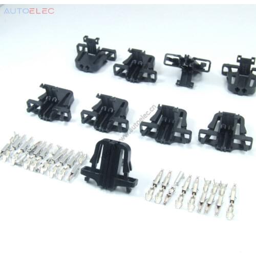 10kit 2Pin 3B0 972 702 car connector door lamp connector for LEAR Audi VW ect Volkswagen License plate lamp