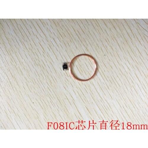 13.56MHz ISO14443A F08 COB and antenna S50 1k chip IC chips 18mm 10pcs/Lot tags