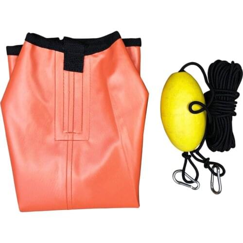 30-Feet Kayak Canoe Boat Anchor Tow Rope Tow Line Throw Line Accessory + 18-Inch Sock Sea Anchor Drogue