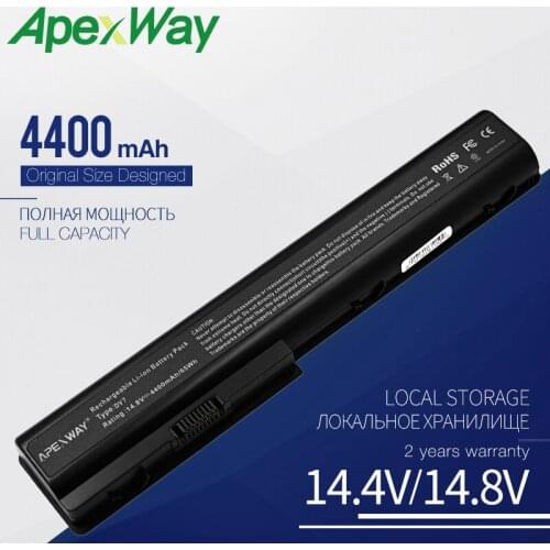 4400mah battery for HP HDX X18 Pavilion dv7 dv7-1000 dv7-1100 dv7-1200 dv7-2000 dv7-2110 dv7-2200 dv7-3000 dv7-3110 dv8 dv8-1000