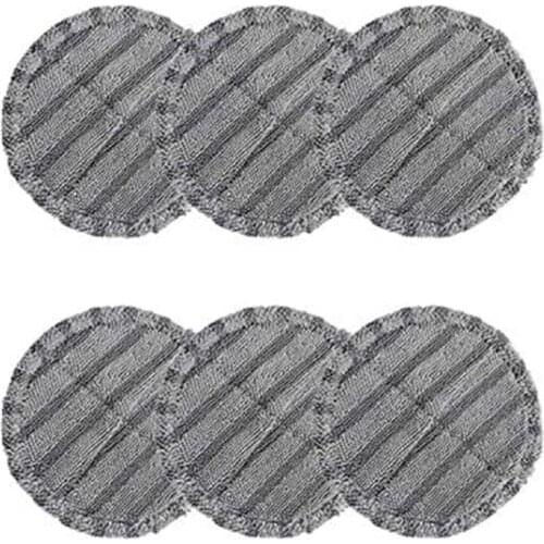 6Pcs Replacement Parts of Microfiber Brush Head Mop Cloth Mopping Pad for Dyson V7 V8 V10 V11 Vacuum Cleaner Accessories