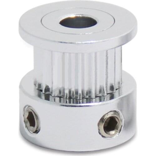 GT2 Aluminum Timing Pulley 16 Tooth 2GT 20 Teeth, Bore 5mm 8mm, Synchronous Wheels Gear Part For Width 6mm, 3D Printer Parts