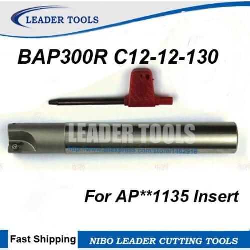 BAP 300R C12-12-130 Milling tool, BAP300R Face Mill Shoulder Cutter For Milling Machine,1F Dia 12*130L Face Mill Shoulder Cutter
