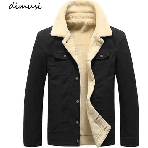 DIMUSI Winter Mens Bomber Jackets Casual Outwear Fleece Thick Warm Jackets Fashion Army Military Baseball Coats Mens Clothing