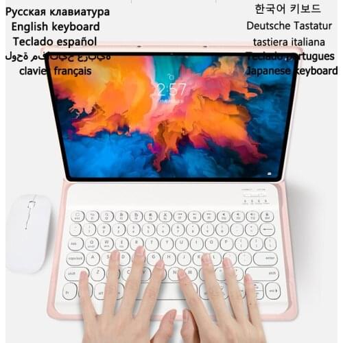 Case for Lenovo Tab M10 Fhd Plus Case 10.3" TB-X606F X606X Keyboard Case for Lenovo Tab M10 Plus Russian Spanish Keyboard Funda