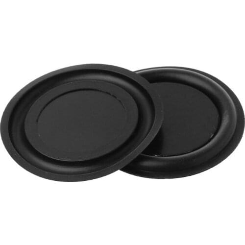 Crust Pro 50mm Passive Radiator Subwoofer Speaker Vibration Membrane Bass Rubber Woofers 1 Pair