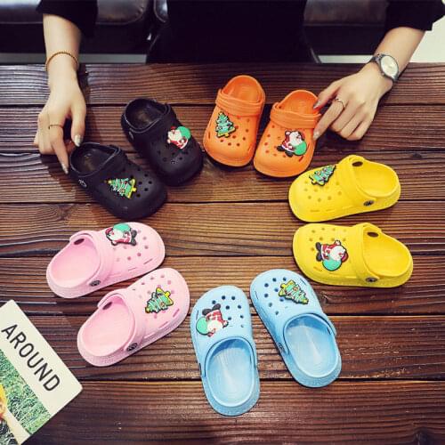 Childrens Slippers Indoor Cute Non-slip Soft Bottom Infant Girls Sandals And Slippers Home Clogs For Kids Toddler Girl Shoes