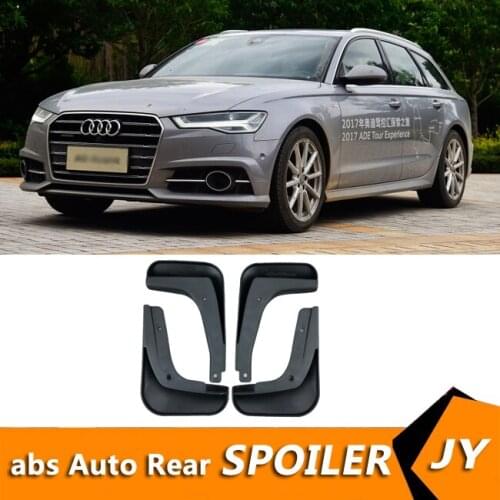 For Audi A6 2018-2019 Mudflaps Splash Guards Front With the color and rear Mud Flap Mudguards Fender Modified special
