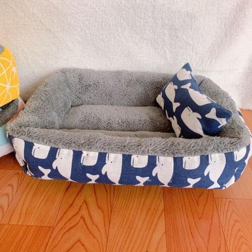 Cotton Dog Bed Dog Sofa Waterproof Nest Dog Baskets Mat Soft Pet Bed Autumn Winter Warm Cozy Dog House Pet Products Cat Bed