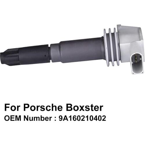 COWTOTAL Ignition Coil for Porsche Boxster 2.7L 2.9L 3.4L OEM 9A160210402 ( Pack of 4 )
