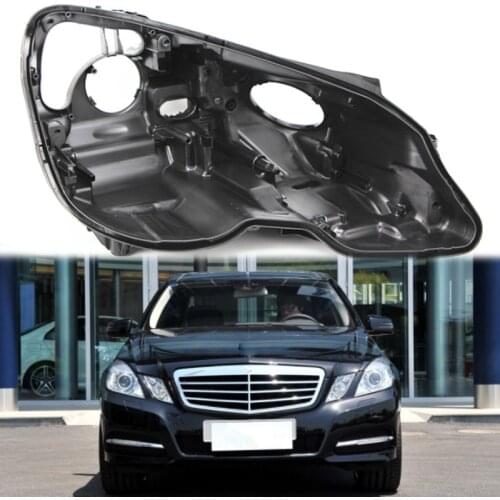 W212 shell Black headlight shade Black headlight base for Mercedes-Benz W212 E300 E200 E260 E250 Plastic Xenon headlights 2009