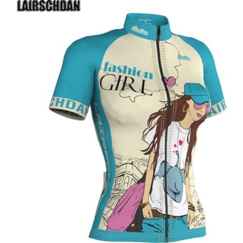 LairschDan Maglia Ciclismo Estiva Cycling Jersey 2021 Pro Team Mtb Bike Jersey Wear Woman Bicycle Short Sleeve Maillot Ciclismo