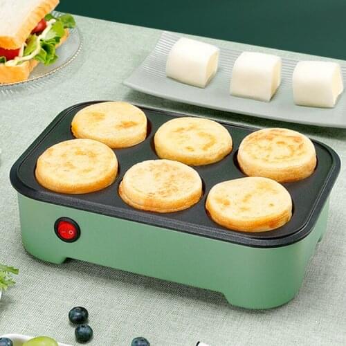 Fried egg hamburger machine non stick frying pan pan pan plug in household breakfast pancake frying pan mould fried egg artifact