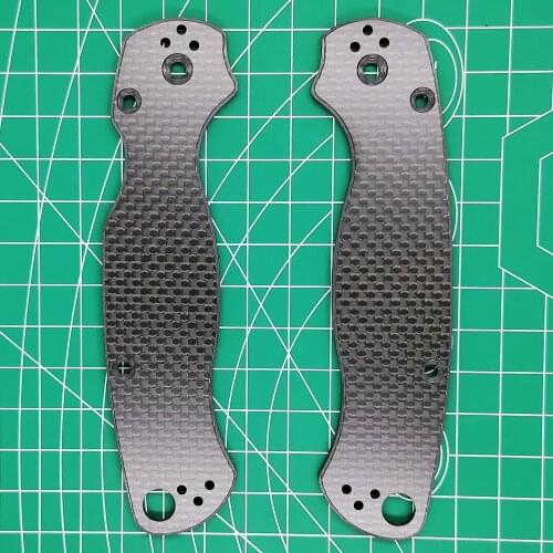 DIY 3K Carbon Fiber Scales Handle for Spyderco C81