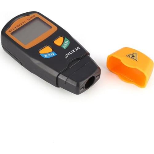 New DT2234C+ Handheld LCD Digital Mini Non-contact Laser Photo Tachometer RPM Speed Measurement Meter Speedometer 2.5~99999RPM
