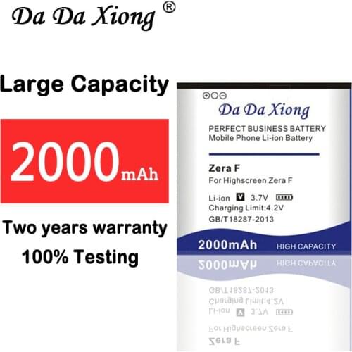 High Quality 2000mAh zera F rev.s Battery for highscreen zera F rev.s Phone battery