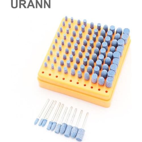 URANN 100pcs 3.0mm Mounted Stone Points Electric Grinding Accessories Polishing Head Wheel Tool For Dremel Rotary Power Tools