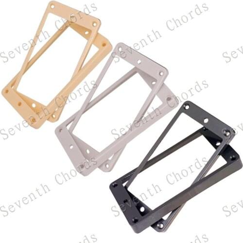 2 Pcs Curved Humbucker Pickup Frame Mounting Ring For LP Electric Guitar - Cream & Black for choose - LPBK-CGZ