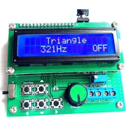 AVR DDS function signal generator pulse sine wave triangle wave square wave sawtooth noise generator