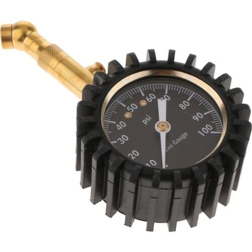 Car Vehicle Auto Van Tire Tyre Air Pressure Gauge 100 Psi Dial Meter