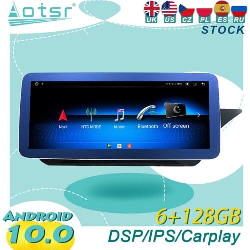 For Mercedes-Benz E260L 300L 2013-2014 RHD Android10 Tesla Car Radio Wireless Carplay GPS Navigation DSP Multimedia Player