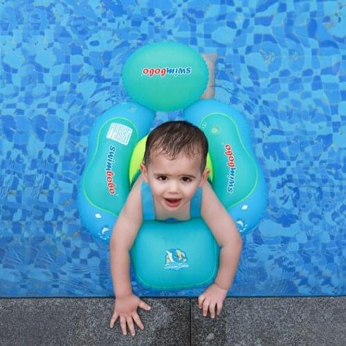 Baby Swimming Ring Safety Floating Ball with Seat Infant Kids Swim Pool Accessories Circle Bathing Toys Float Swim Trainer