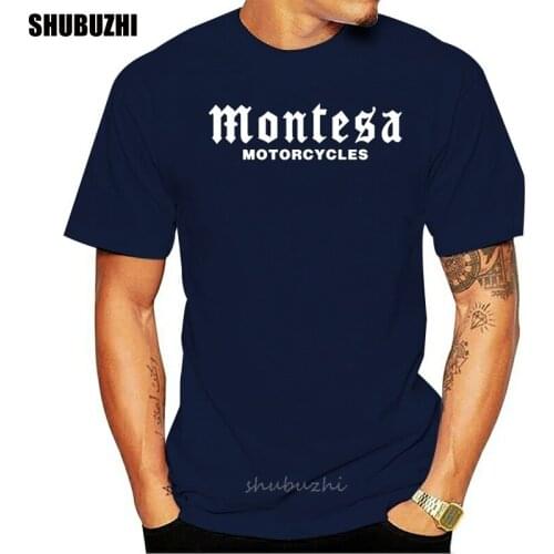 MONTESA TRIAL MOTORCYCLES T-SHIRT MONTESA BIKE T-SHIRT male brand teeshirt men summer cotton t shirt
