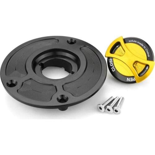 Keyless Fuel Gas Cap Tank Cover For Kawasaki Versys-X 300 Z400 Z650 Z900 Versys 1000 KLZ1000DKF Ninja 400 650 ZX6R 19-20