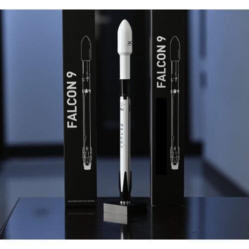 Hot Hot Sales!!! New 2021 falcon 9 Rocket F9 Diecast Model Starship Super Heavy Rocket Model BFR Static Decoration