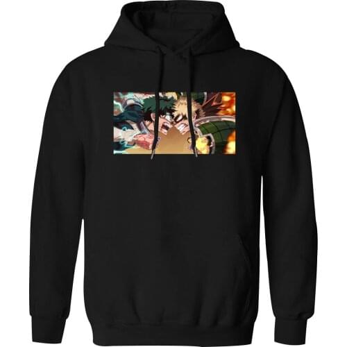 My Hero academy Hooded For Mens Casual Fashion Sweatshirts and Hoodie Hipster Outwear Mans Clothing Tops Retro Hoody Tracksuits