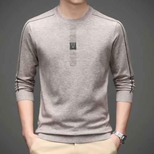 2021 New Men Hedging Sweater Spring and Autumn Round Neck Sweater Thin Section Sweater O-Neck Casual Pullovers Sweater Men
