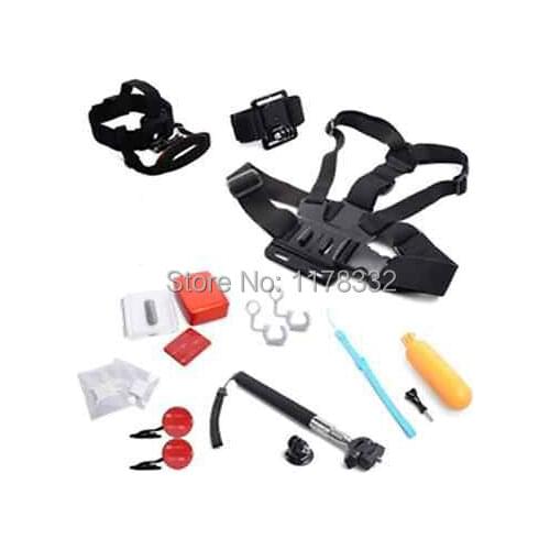 Accessories Holder Set Chest Strap Floating Monopod for Gopro Hero 3 4 H072