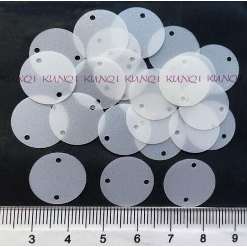 New 16mm Matt Dull White Round Loose Sequin Paillette Sewing,Wedding Craft,Women Kids DIY Garment Accessory