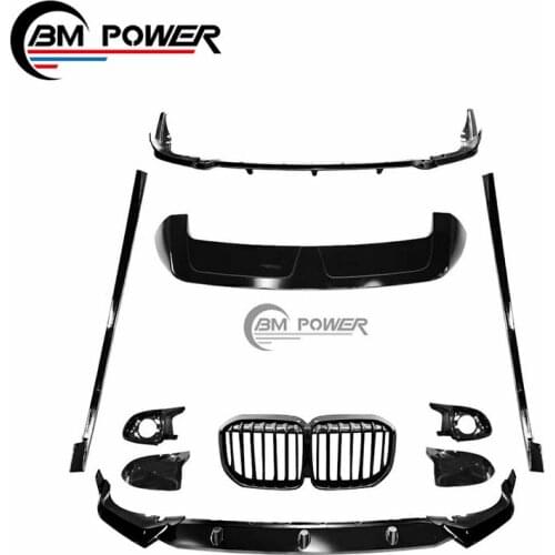 NEW! style X7 series G07 MBMfull set bodykit with front grille front lip side mirror cover rear wing rear lip side skirt body ki