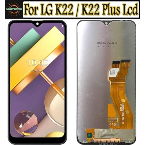 New For LG K22+ K22 Plus LCD Display Touch Screen Digitizer Assembly with frame For LG K22 LCD LMK200Z LMK200E LMK200 Display