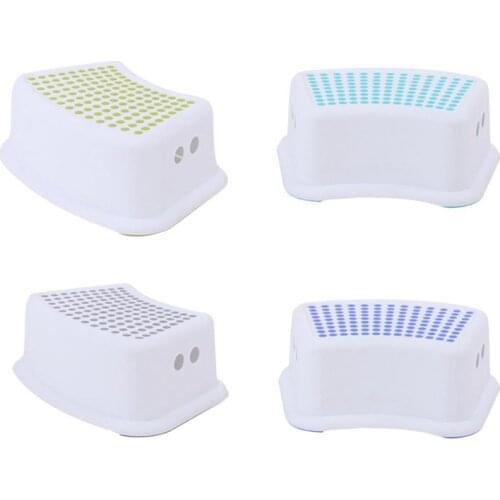 Plastic Non-Slip Chair Childrens Stackable Step Stool Assistant Assistant Kitchen Bathroom Toilet Chair