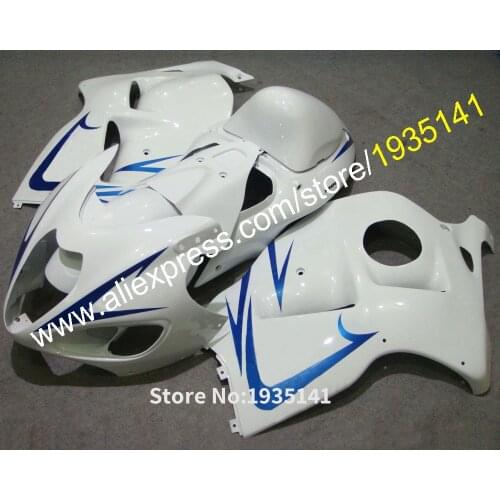 Popular For Suzuki GSXR1300 1999-2007 GSX-R 1300 99 - 07 GSX-R1300 Bodywork White Blue Motorcycle Fairing (Injection molding)