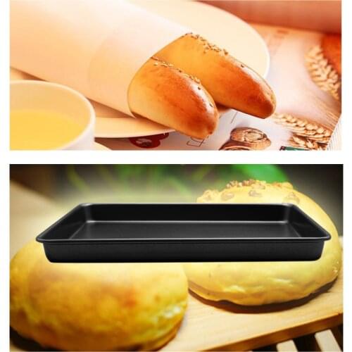 Rectangular Non-stick Cake Mold Carbon Steel Cake Tray Dish Molds Toast Bread Mould DIY Cake Baking Pans Cupcake Tools 10inch